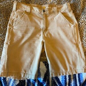 Carhartt Men's Tan Work Shorts - Size 32